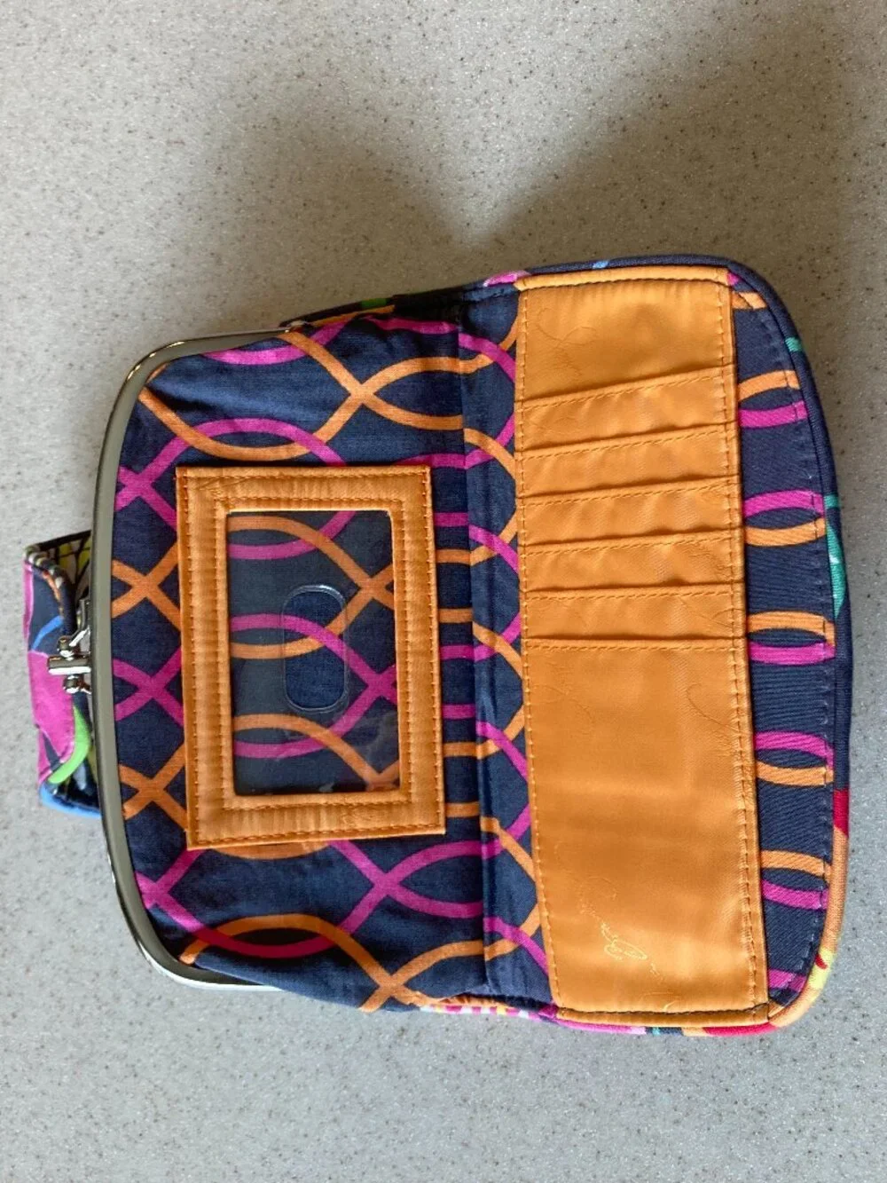 NWOT Vera Bradley Kiss N Snap Wallet Jazzy Blooms
